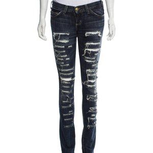 Current Elliot "The Skinny" Ripped Destroyed Jeans